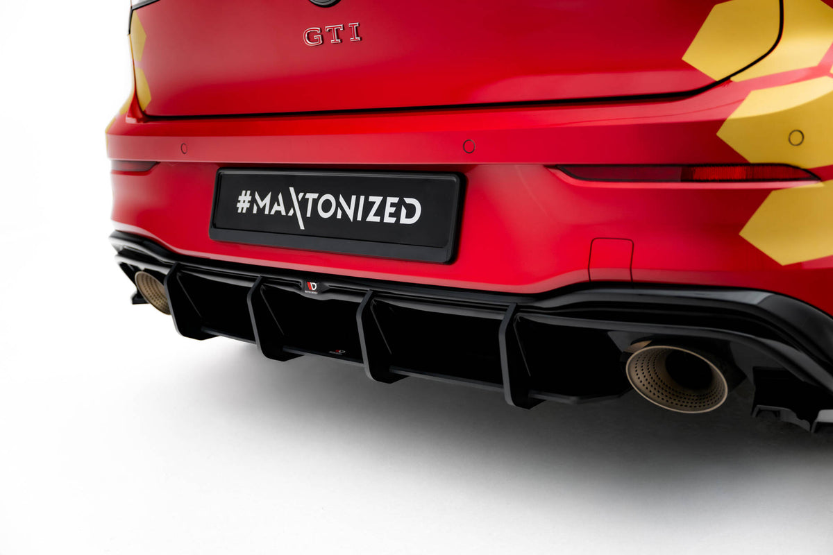 Street Pro Rear Diffuser V.1 suitable for Volkswagen Golf GTI Clubsport Mk8 Facelift