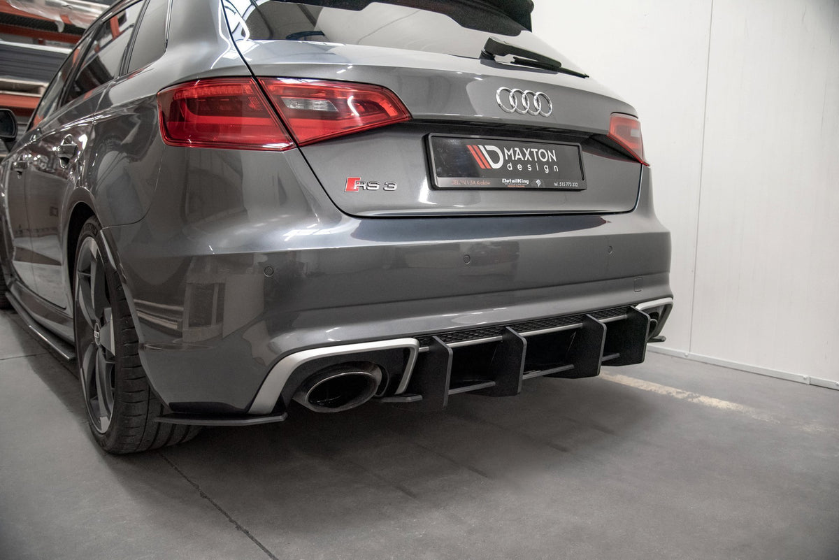 Street Pro Rear Diffuser V.2 suitable for Audi RS3 8V Sportback
