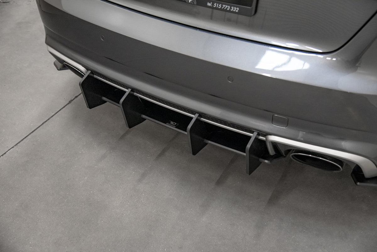 Street Pro Rear Diffuser V.2 suitable for Audi RS3 8V Sportback