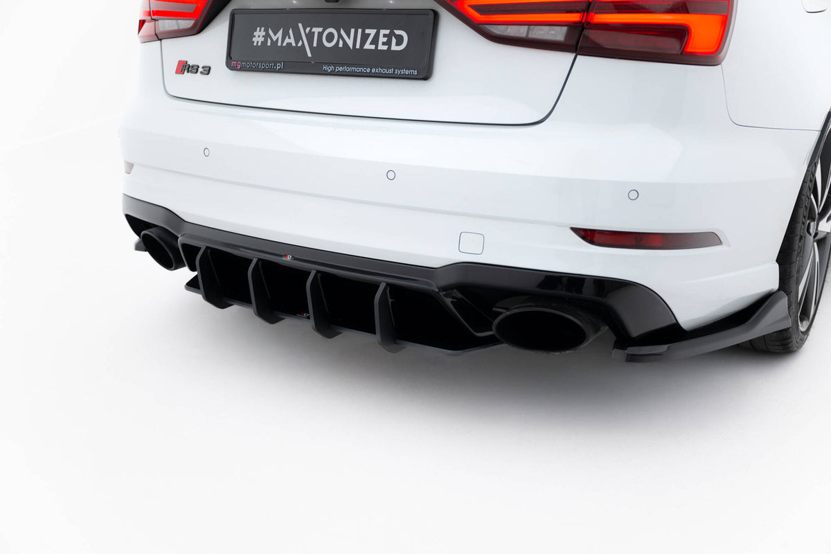 Street Pro Rear Diffuser V.2 suitable for Audi RS3 Sedan 8V Facelift