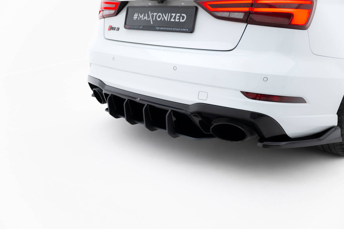 Street Pro Rear Diffuser V.2 suitable for Audi RS3 Sedan 8V Facelift