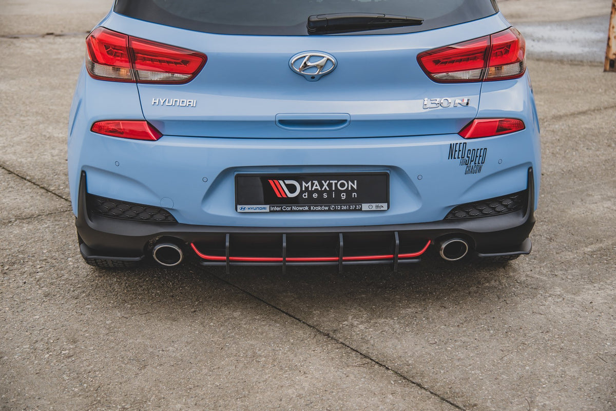 Street Pro Rear Diffuser V.2 suitable for Hyundai I30 N Mk3 Hatchback