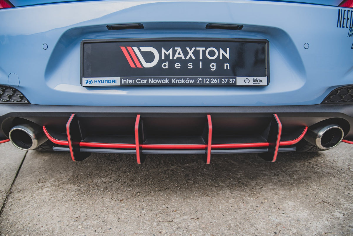Street Pro Rear Diffuser V.2 suitable for Hyundai I30 N Mk3 Hatchback