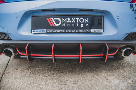Street Pro Rear Diffuser V.2 suitable for Hyundai I30 N Mk3 Hatchback