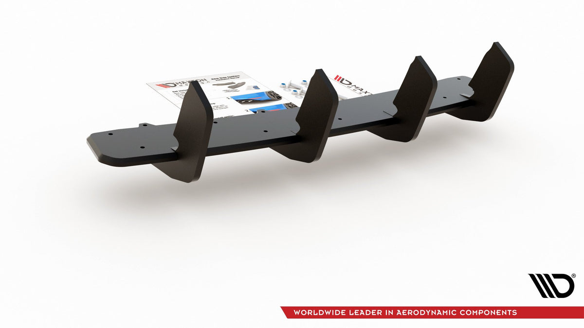 Street Pro Rear Diffuser V.2 suitable for Hyundai I30 N Mk3 Hatchback