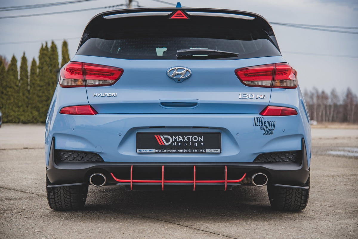 Street Pro Rear Diffuser V.2 suitable for Hyundai I30 N Mk3 Hatchback