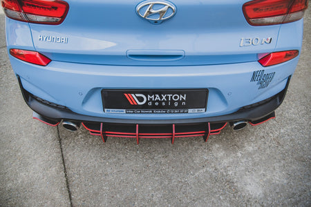 Street Pro Rear Diffuser V.2 suitable for Hyundai I30 N Mk3 Hatchback