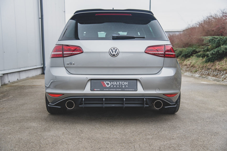 Street Pro Rear Diffuser V.2 suitable for VW Golf 7 GTI