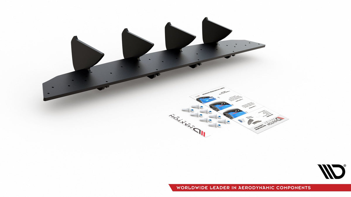 Street Pro Rear Diffuser V.2 suitable for Volkswagen Golf Hatchback Mk8 / Mk8 Facelift