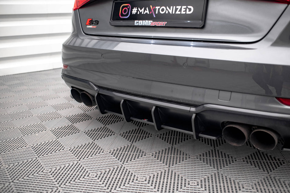 Street Pro Rear Diffuser suitable for Audi S3 Sportback 8V Facelift