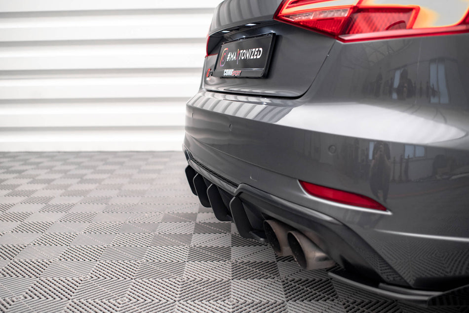 Street Pro Rear Diffuser suitable for Audi S3 Sportback 8V Facelift