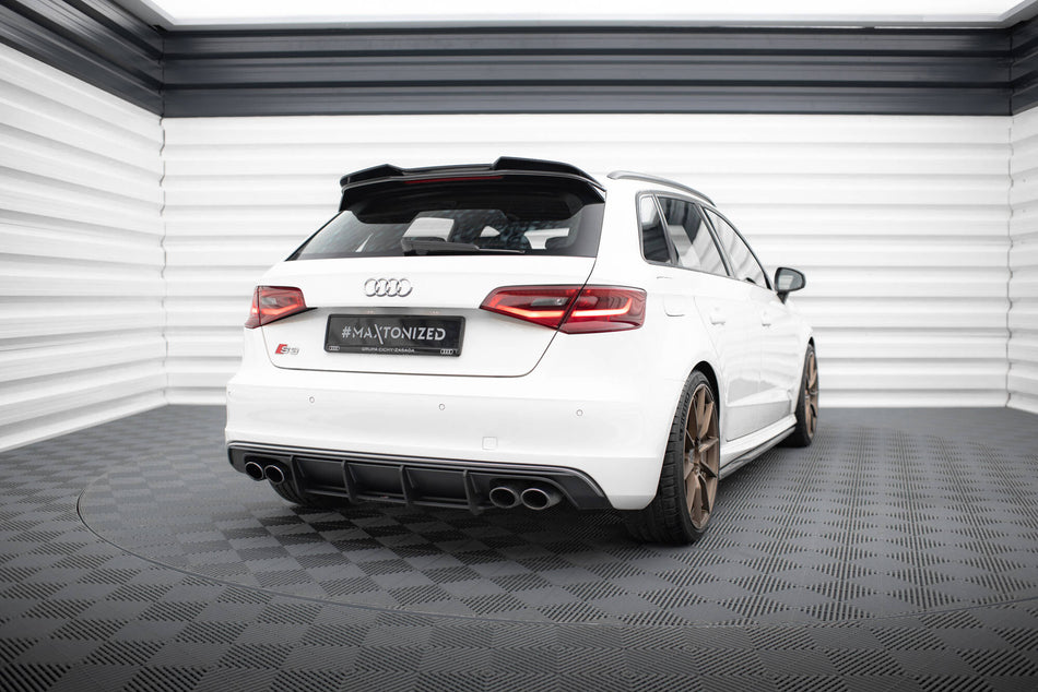 Street Pro Rear Diffuser suitable for Audi S3 Sportback / Hatchback 8V