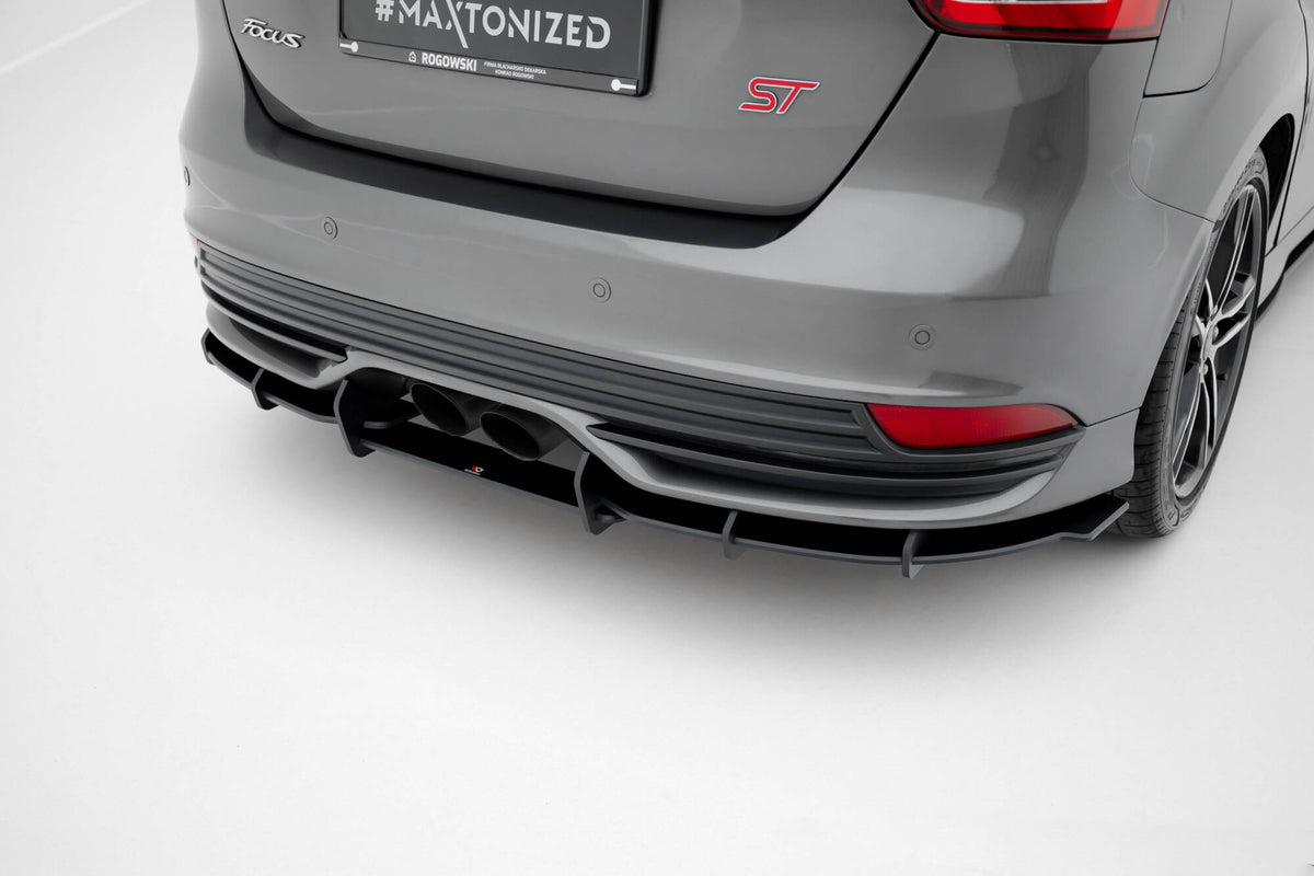 Street Pro Rear Diffuser suitable for Ford Focus ST Mk3 Facelift