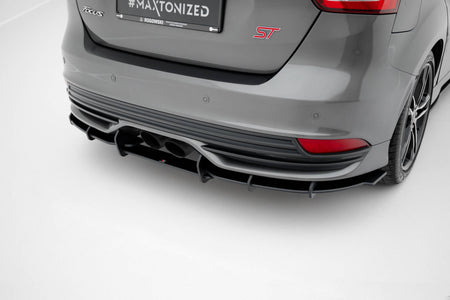 Street Pro Rear Diffuser suitable for Ford Focus ST Mk3 Facelift