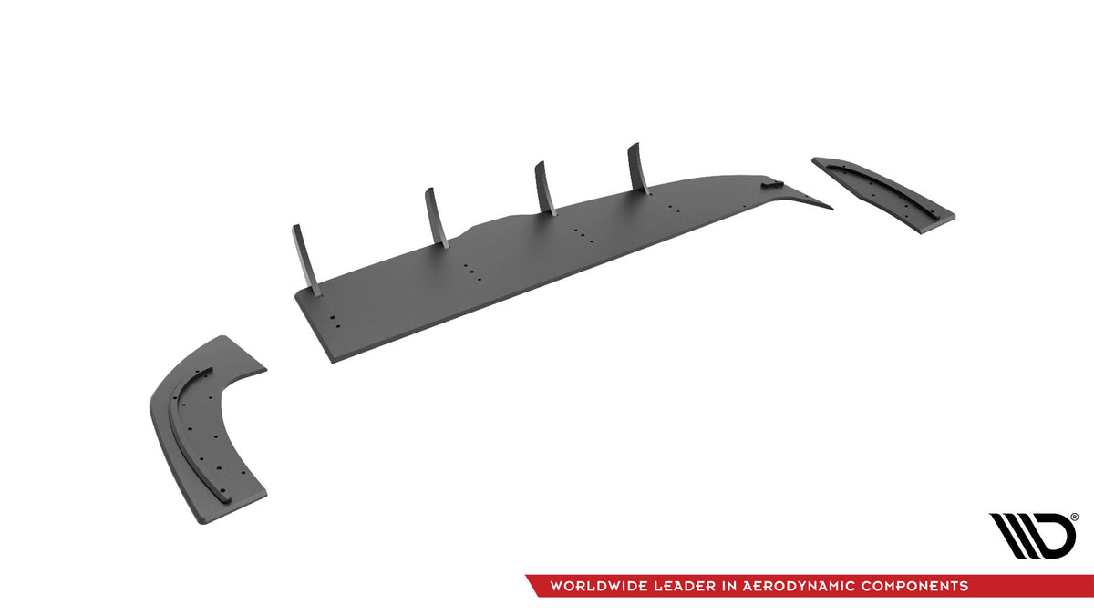 Street Pro Rear Diffuser suitable for Hyundai I30 Fastback N-Line Mk3 Facelift