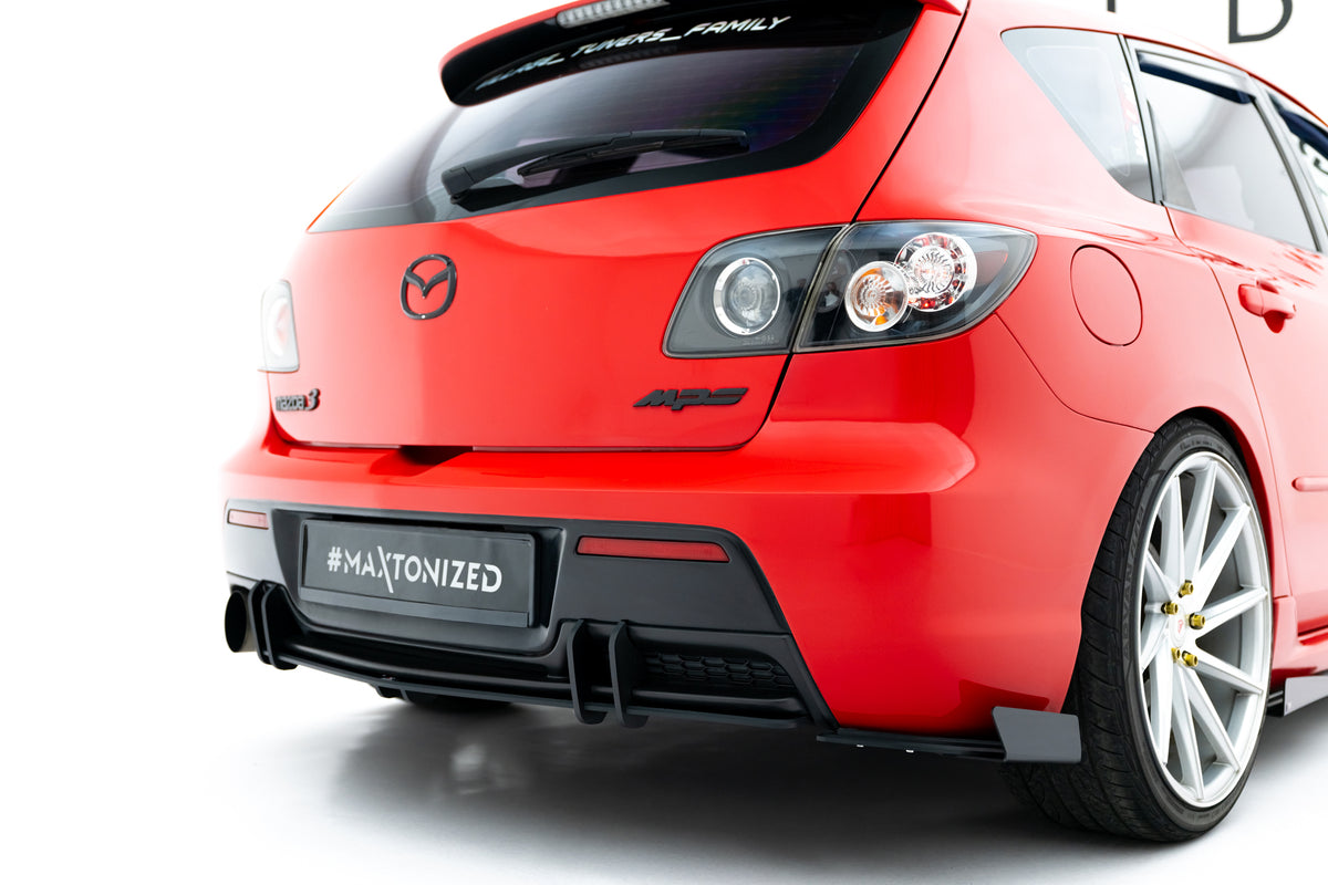 Street Pro Rear Diffuser suitable for Mazda 3 MPS Mk1 EU Version