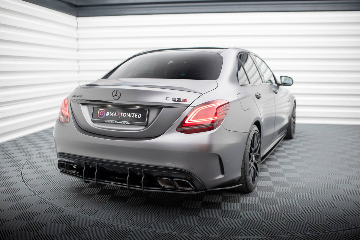 Street Pro Rear Diffuser suitable for Mercedes-AMG C63 Sedan / Estate W205 Facelift