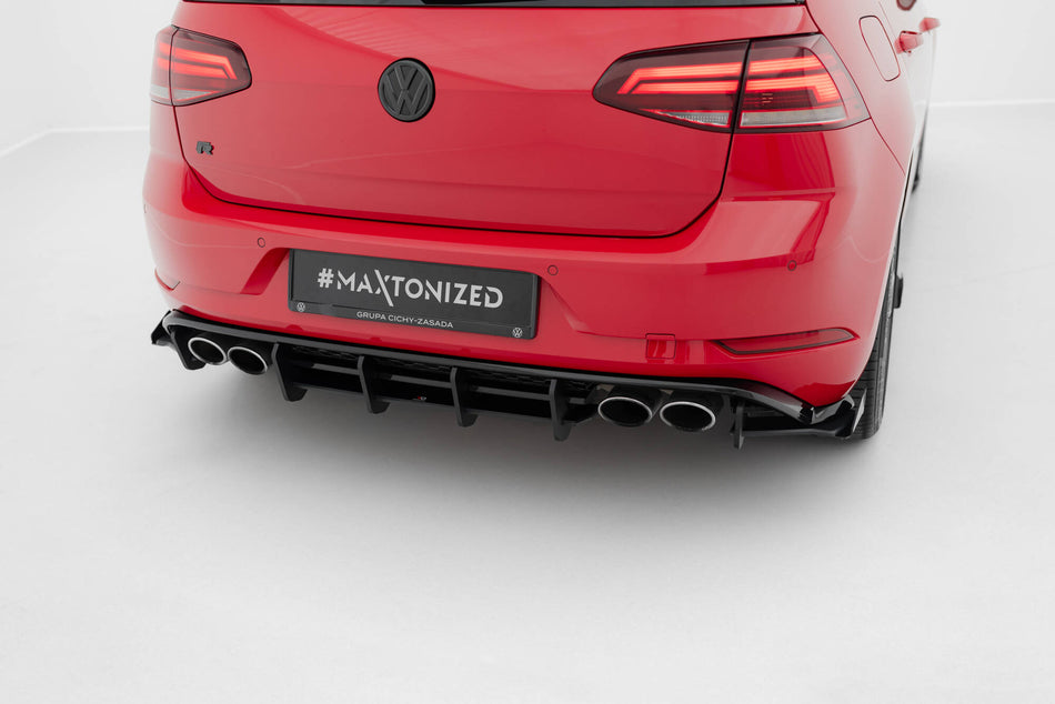 Street Pro Rear Diffuser suitable for Volkswagen Golf R Mk7 Facelift