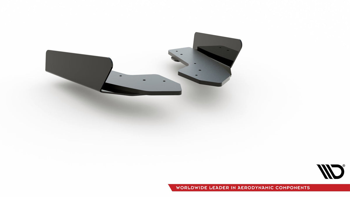 Street Pro Rear Side Splitters + Flaps suitable for Audi RS3 8V Sportback