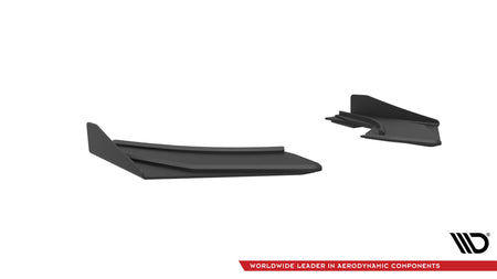 Street Pro Rear Side Splitters + Flaps suitable for Audi S3 Sedan 8V