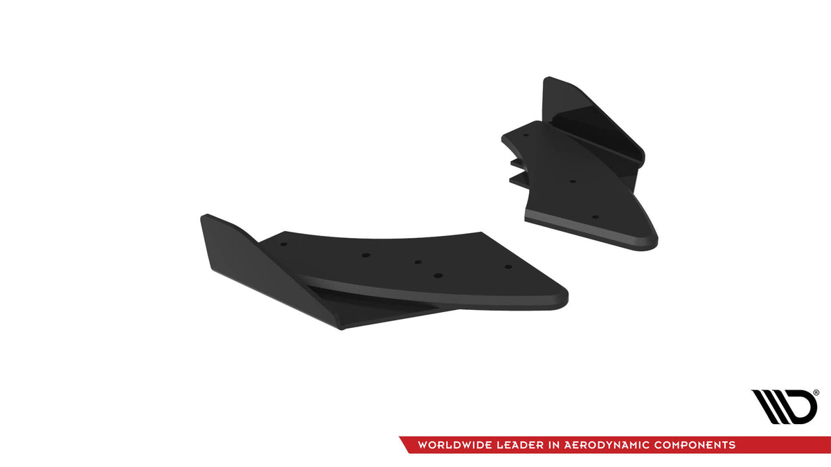Street Pro Rear Side Splitters + Flaps suitable for Audi S3 Sportback 8Y Facelift