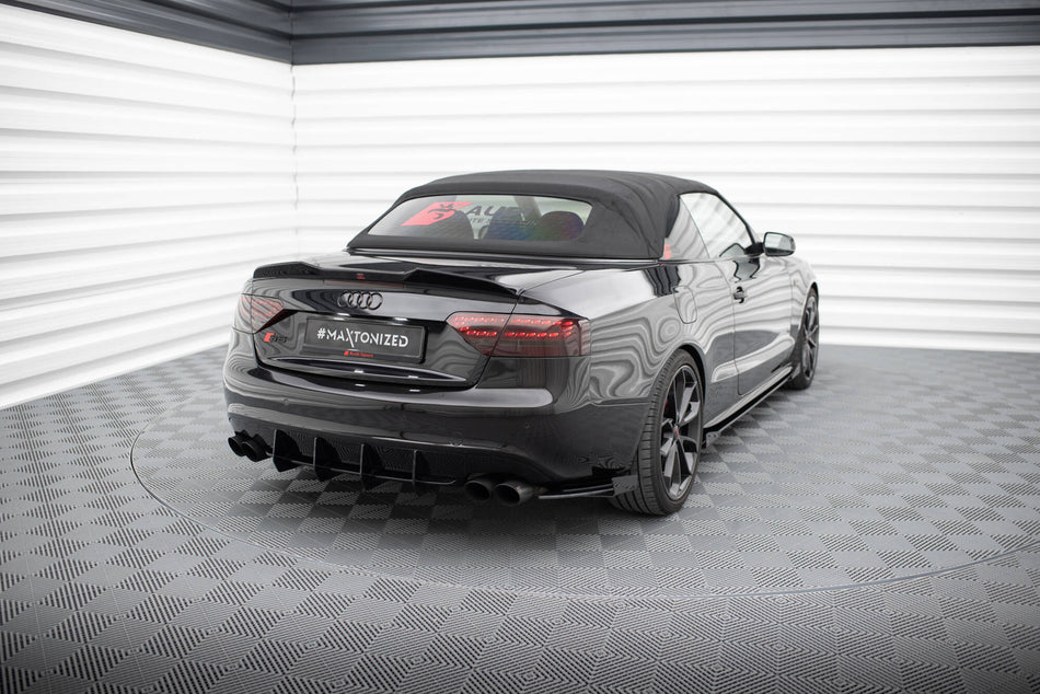 Street Pro Rear Side Splitters + Flaps suitable for Audi S5 / A5 S-Line Coupe / Cabriolet 8T