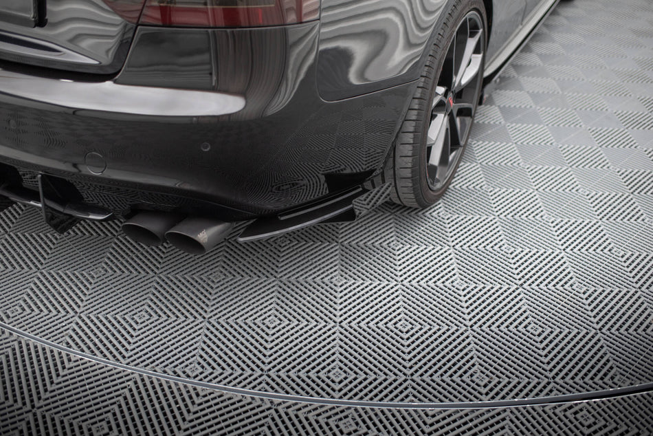 Street Pro Rear Side Splitters + Flaps suitable for Audi S5 / A5 S-Line Coupe / Cabriolet 8T