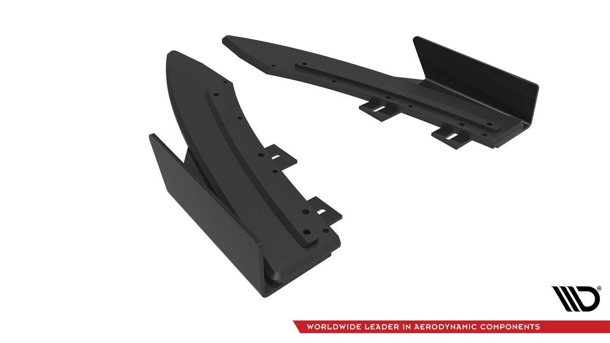 Street Pro Rear Side Splitters + Flaps suitable for Audi S5 / A5 S-Line Coupe / Cabriolet 8T