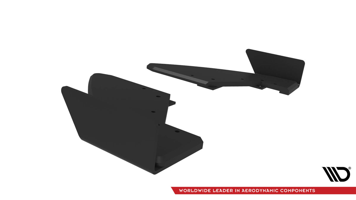 Street Pro Rear Side Splitters + Flaps suitable for Audi TT S 8S Facelift