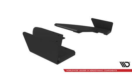 Street Pro Rear Side Splitters + Flaps suitable for Audi TT S 8S Facelift