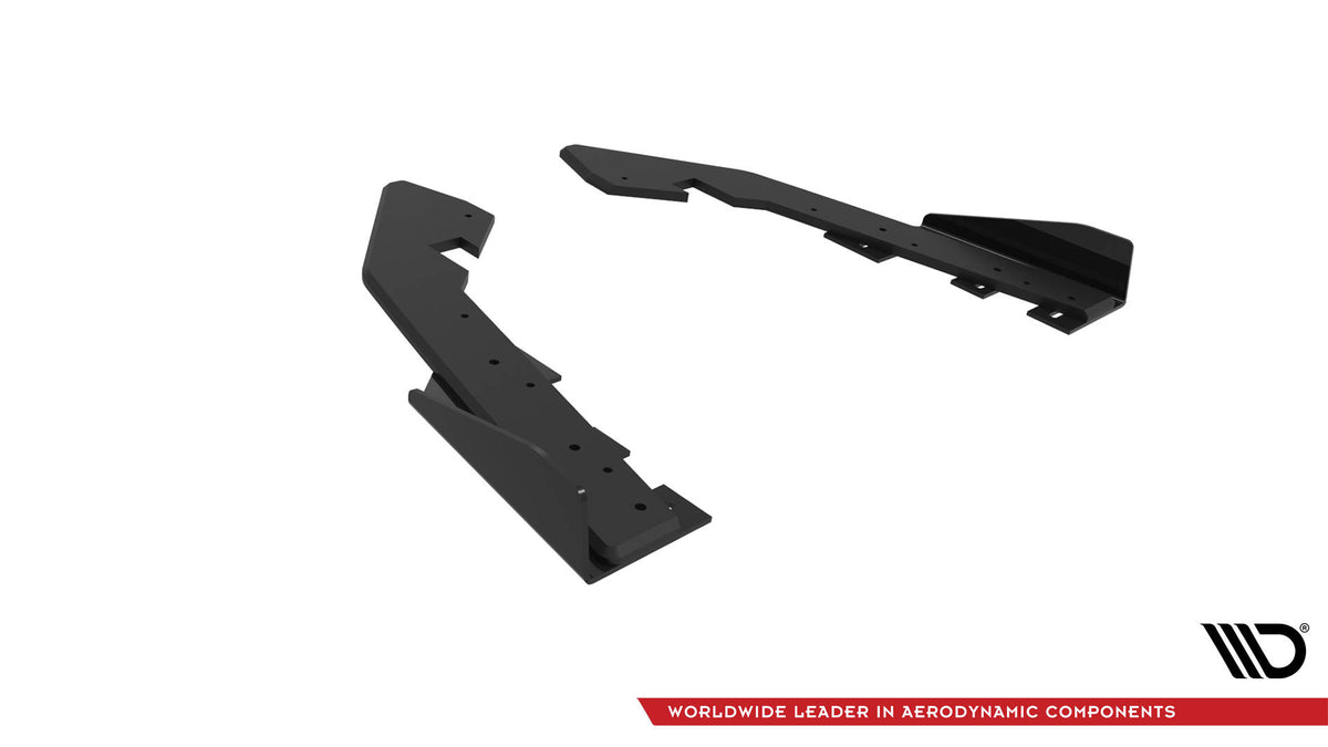 Street Pro Rear Side Splitters + Flaps suitable for BMW 2 Coupe G42