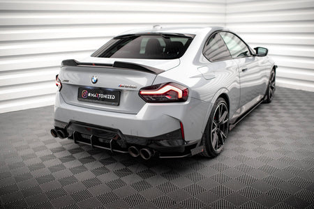 Street Pro Rear Side Splitters + Flaps suitable for BMW 2 Coupe M240i G42