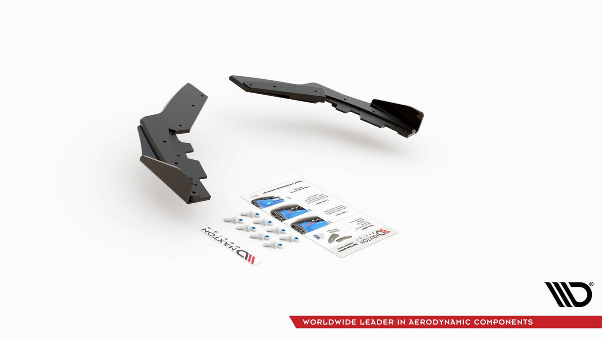 Street Pro Rear Side Splitters + Flaps suitable for BMW M135i F20