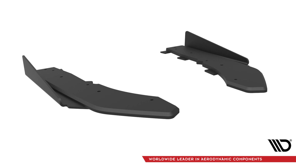 Street Pro Rear Side Splitters + Flaps suitable for BMW M440i  G22 / G23 / G22 Facelift / G23 Facelift