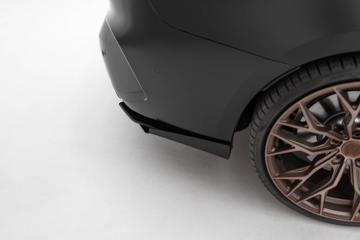 Street Pro Rear Side Splitters + Flaps suitable for BMW M440i  G22 / G23 / G22 Facelift / G23 Facelift