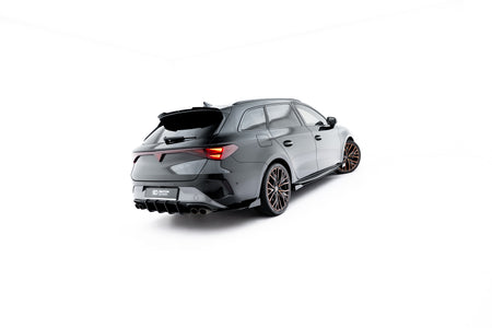 Street Pro Rear Side Splitters + Flaps suitable for Cupra Leon ST Mk1 Facelift