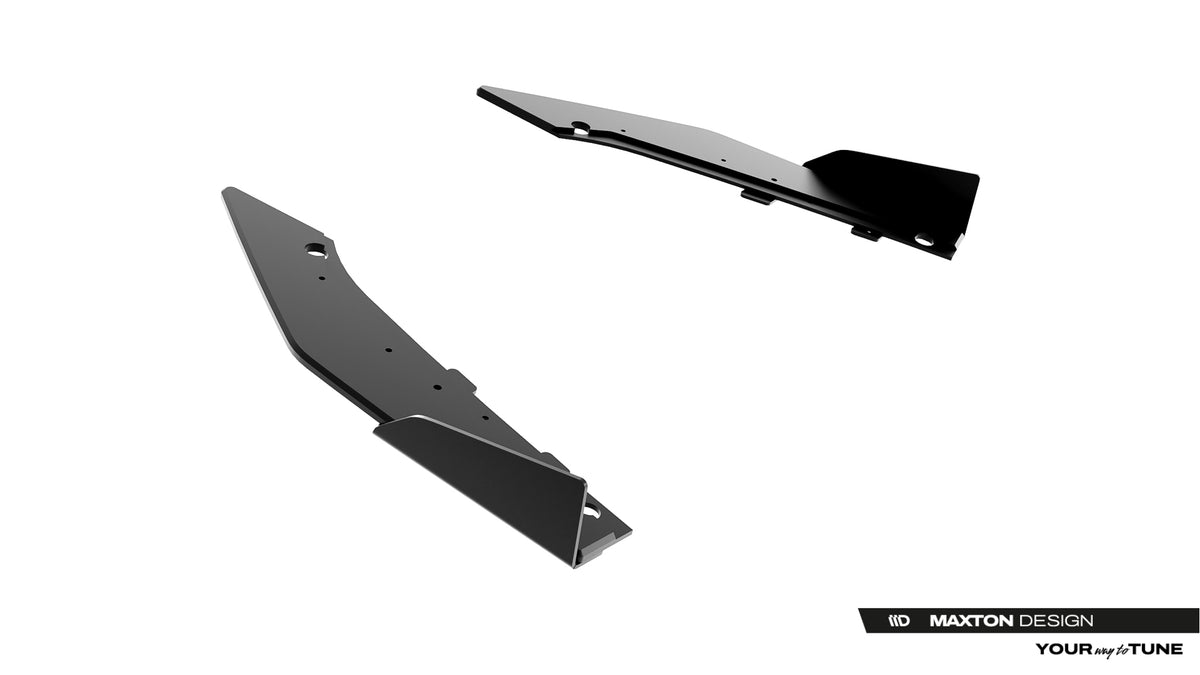 Street Pro Rear Side Splitters + Flaps suitable for Cupra Leon ST Mk1 Facelift
