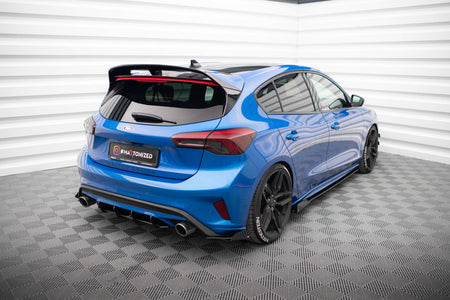 Street Pro Rear Side Splitters + Flaps suitable for Ford Focus ST Mk4