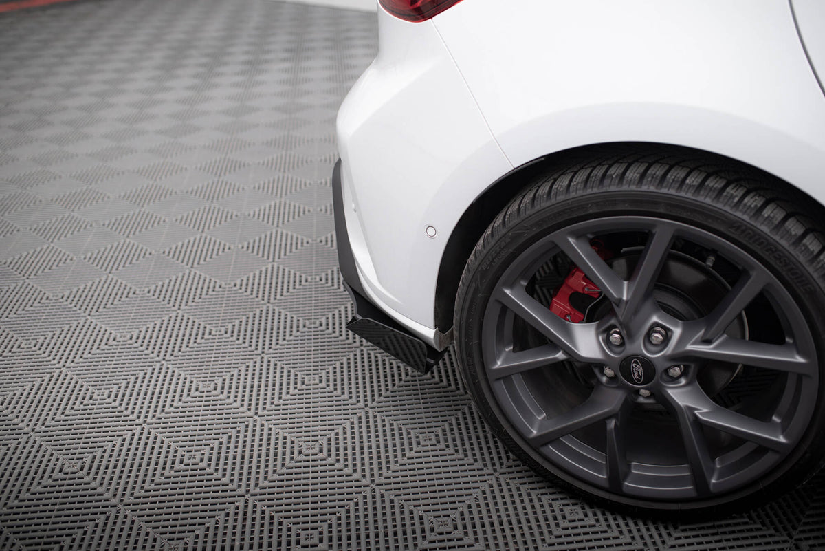 Street Pro Rear Side Splitters + Flaps suitable for Ford Focus ST Mk4