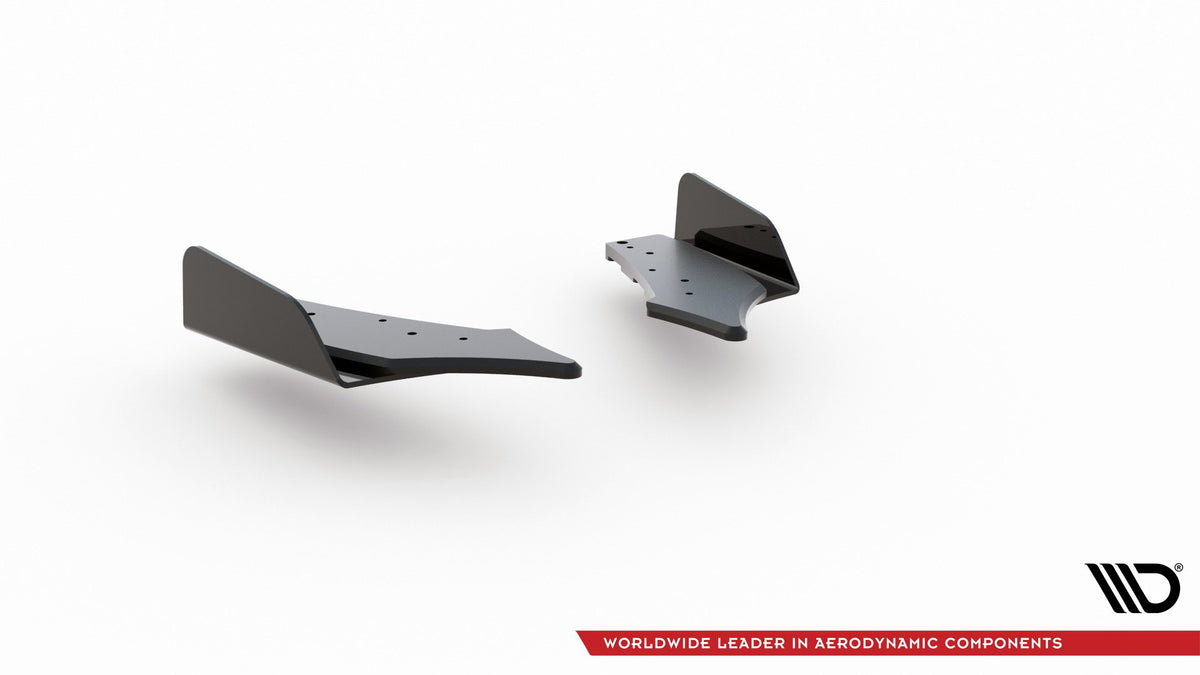 Street Pro Rear Side Splitters + Flaps suitable for Ford Focus ST Mk4