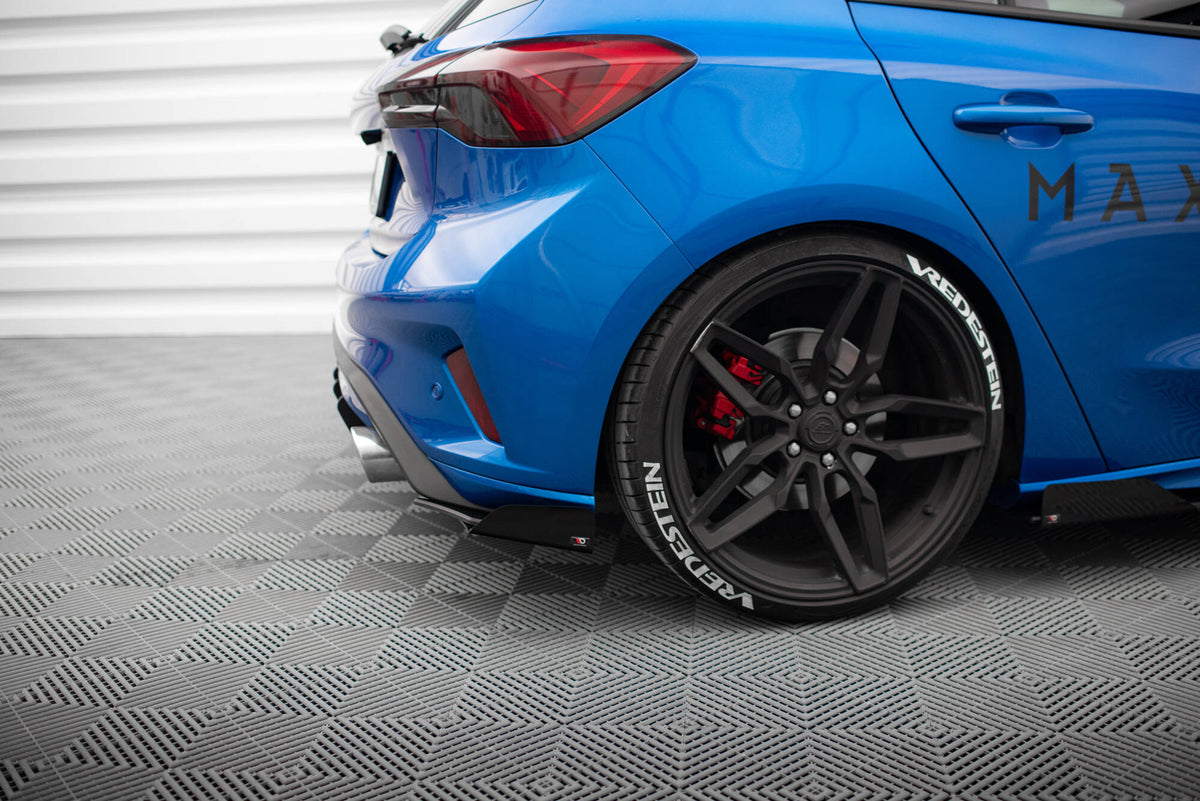 Street Pro Rear Side Splitters + Flaps suitable for Ford Focus ST Mk4