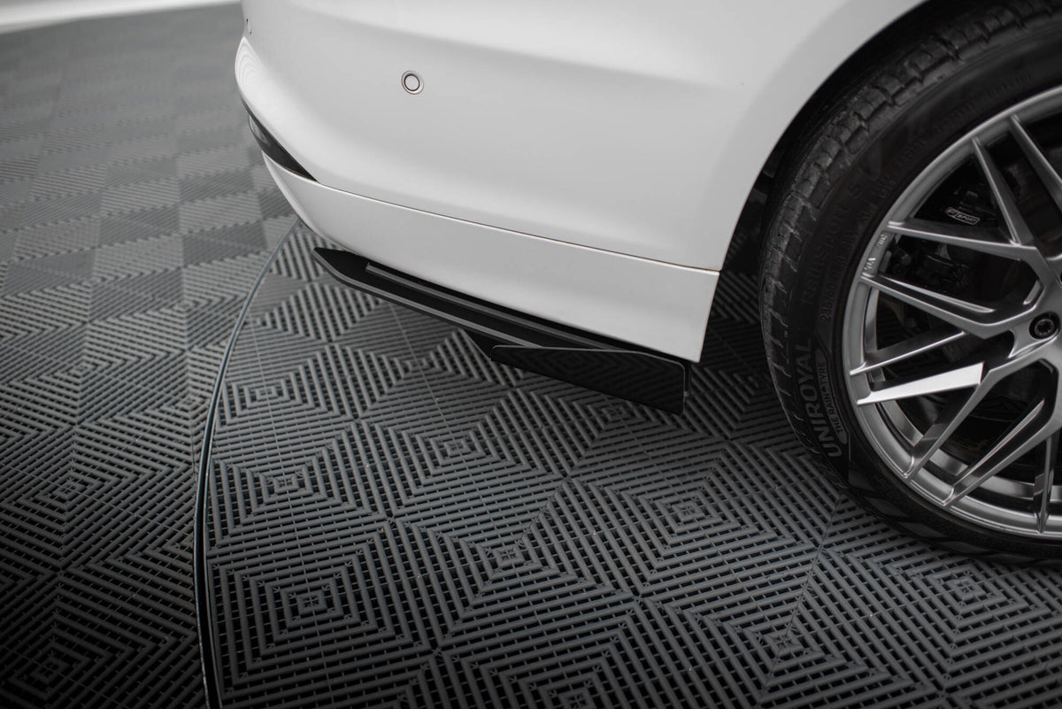 Street Pro Rear Side Splitters + Flaps suitable for Ford Mondeo Sport Mk5 Facelift / Fusion Sport Mk2 Facelift