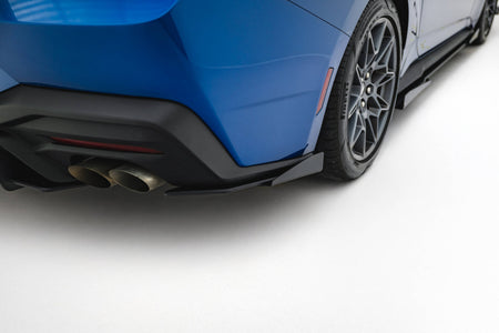 Street Pro Rear Side Splitters + Flaps suitable for Ford Mustang GT Mk7