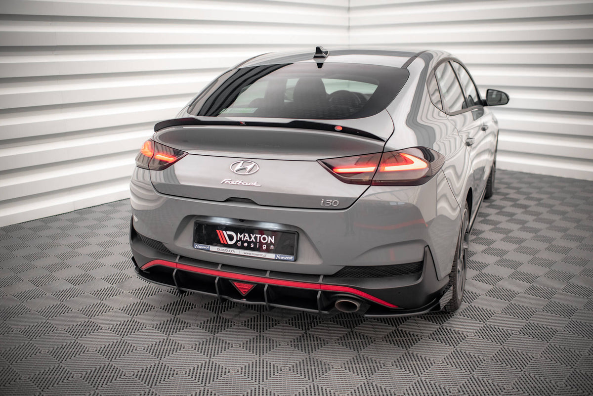 Street Pro Rear Side Splitters + Flaps suitable for Hyundai I30 Fastback N-Line Mk3 Facelift