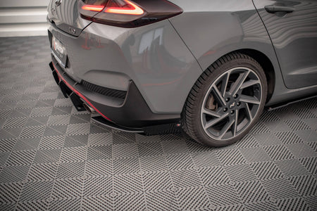Street Pro Rear Side Splitters + Flaps suitable for Hyundai I30 Fastback N-Line Mk3 Facelift