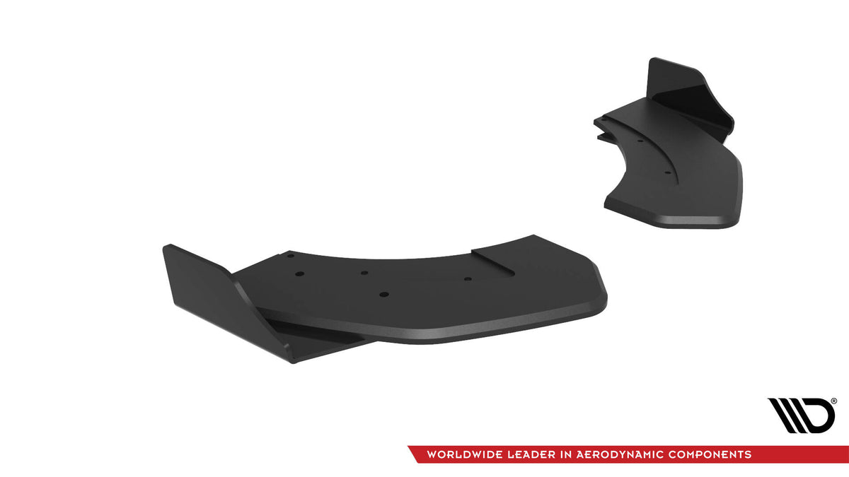 Street Pro Rear Side Splitters + Flaps suitable for Hyundai Veloster N Mk2