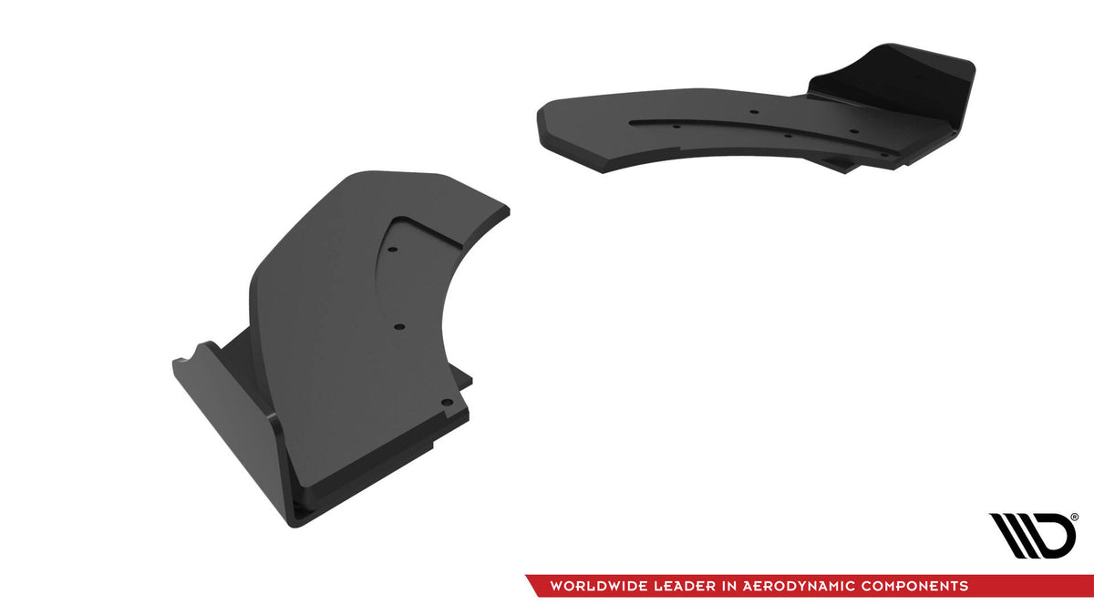 Street Pro Rear Side Splitters + Flaps suitable for Hyundai Veloster N Mk2