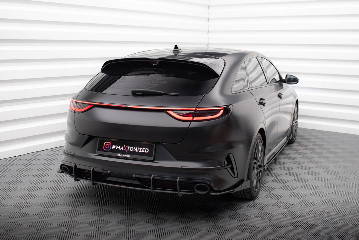 Street Pro Rear Side Splitters + Flaps suitable for Kia Proceed GT Mk1 Facelift