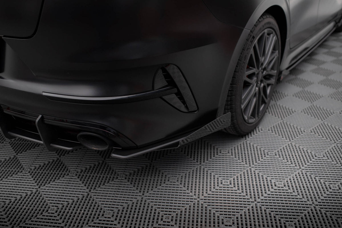 Street Pro Rear Side Splitters + Flaps suitable for Kia Proceed GT Mk1 Facelift