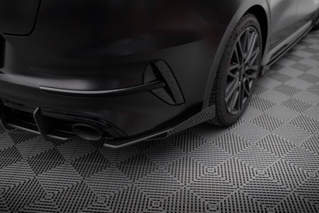 Street Pro Rear Side Splitters + Flaps suitable for Kia Proceed GT Mk1 Facelift